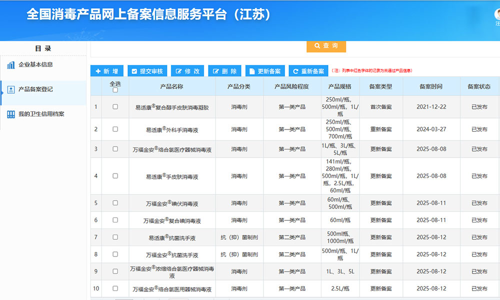 全國(guó)消毒產(chǎn)品網(wǎng)上信息服務(wù)平臺(tái)公示 1